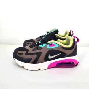 Nike Air Max Running Shoes Grey Black Purple AT5628 004 Size 5.5 Youth 7 Women